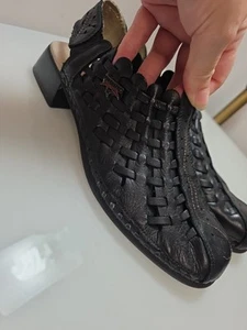 Pikolinos Sandals UK 6 Black Leather Summer Shoes Womens Sandals - Picture 1 of 16