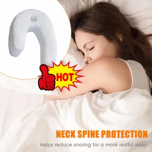 U-Shaped Air Neck & Back Pillow-Therapeutic-Pillows Care Neck Spine Protection A - Picture 1 of 10