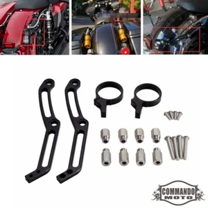 Remote Reservoir Mounts for Legends Revo Shock Harley Touring Models 2014-2024 - Picture 1 of 7