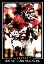 2022 Sage Artistry Black #35 Brian Robinson Jr - Commanders