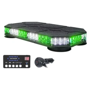 Xprite Ranger G1 Series 14" 42-LED White/Green Magnet Mount Light Bar - Picture 1 of 8