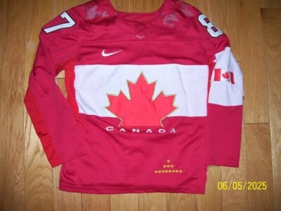 Camiseta deportiva Team Canada Sidney Crosby Nike para niños talla S/M RARA Foto 1 de 2