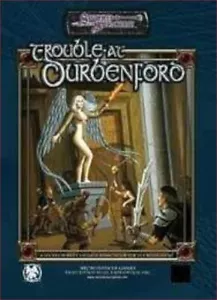 HARDCOVER Trouble At Durbenford Sword Sorcery 3.5 Dungeons Dragons Necromancer - Imagen 1 de 1