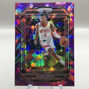  2022-23 Jalen Green Panini Prizm #181 Purple Ice 001/149 First On Print - Picture 1 of 3