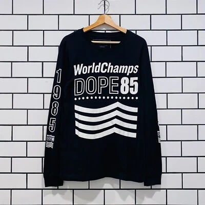 DOPE CHAMPS OF EVERYTHING LS TEE BLACK - Image 1 of 4
