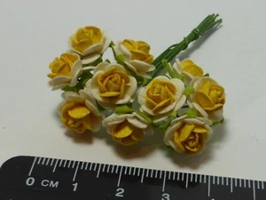 Maßstab 1:12 10 Rosen R14 Puppenhaus Miniaturen Blumen, Garten - Bild 1 von 2
