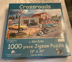 SunsOut Crossroads 1000 Piece Jigsaw Puzzle by Ken Zylla, 19” X 30” NEW - Picture 1 of 1