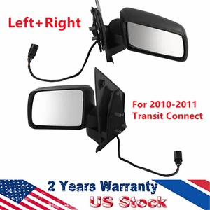 Rear View Mirror Right+Left For 2010-2011 Ford Transit Connect Rearview Mirror - Picture 1 of 20
