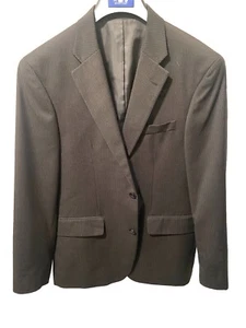 Dockers Men’s Suit Coat Black Pinstripe Size 40S Long Sleeve - Picture 1 of 6