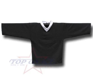 Trainingstrikot Steel Schwarz Eishockey Jersey - Bild 1 von 1