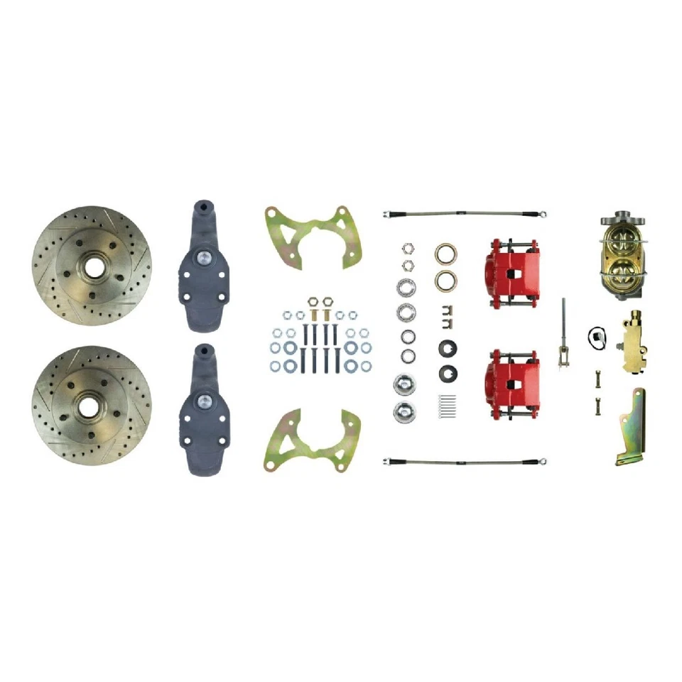 Kit de conversión de freno delantero para Chevrolet Bel Air 1965-1970 lo correcto Foto 1 de 1