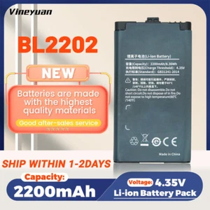 1PC 4.35V 2200mAh Wysokiej jakości akumulator litowo-jonowy BL2202 do HYT Hytera BD300 BD350 - Zdjęcie 1 z 12