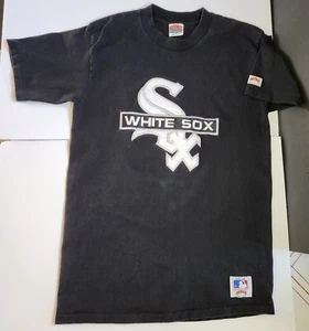 1990s White Sox Embroidered T-Shirt MLB Chicago Nutmeg Size XL Single Stitch USA - Picture 1 of 10