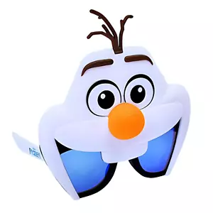 Disney Frozen 2 Sunglass Sun-Staches of the Olaf Character UV400 One Size SG2597 - Picture 1 of 3