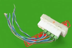 OEM mercedes power distributor block splicing joint under carpet plug 0055461040 - Picture 1 of 12