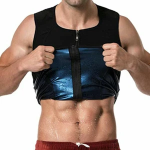 Chaleco deportivo adelgazante modelador sauna para sudor para hombre camisetas para atrapar el calor pérdida de peso - Imagen 1 de 23