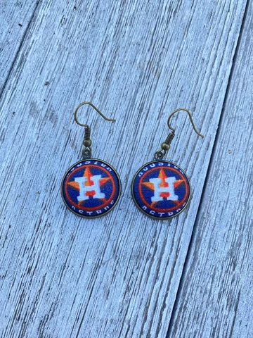 Houston Astros Dangle Earrings Cover