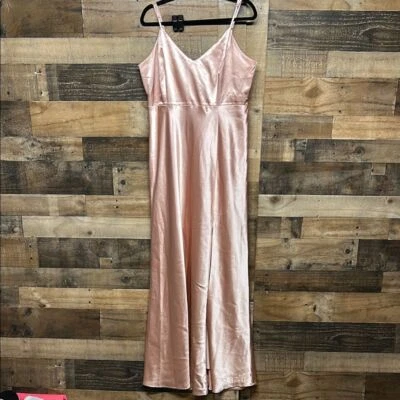 Vestido Formal Birdy Gris Rosa Dorado Satinado Dama de honor Para Mujer Talla XL Foto 1 de 4