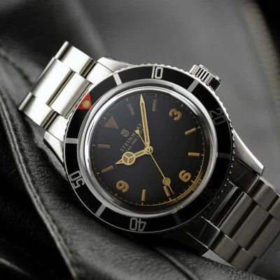 Steinhart Ocean One Vintage Swiss Automatic Men's Watch Black Dial 103-0294 - Image 1 of 4