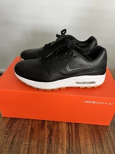 Nike Air Max 1 G Spikeless Black Gum Golf Shoes AQ0863 001 Men's Size 7 - Picture 1 of 7