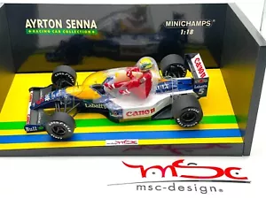 1:18 Mansel Williams FW14 GP di Gran Bretagna "Senna Riding" Edizione Speciale - Foto 1 di 3
