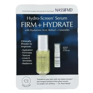 NassifMD Hydro-Screen Serum Firm + Hydrate, 2 Fluid Ounce + 0.17 Fluid Ounce - Picture 1 of 2