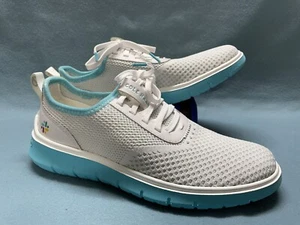Cole Haan Slack Generation ZeroGrand Men Size 6 Shoes Sneakers White Blue C32519 - Picture 1 of 13