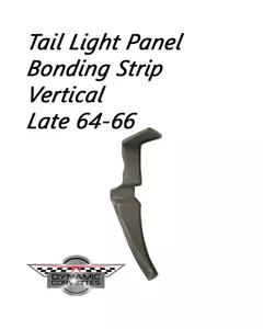 1964-1966 -Corvette- Tail Light Panel Bonding Strip - Driver - Fiberglass - Grey - Picture 1 of 4