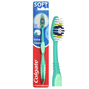 Extra Clean Full Head Toothbrush, Soft - 1 Count - Picture 1 of 12