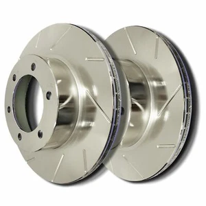 SP Performance T58-303-P Slotted Brake Rotors Zinc Coating L/R Pr Front - Picture 1 of 4