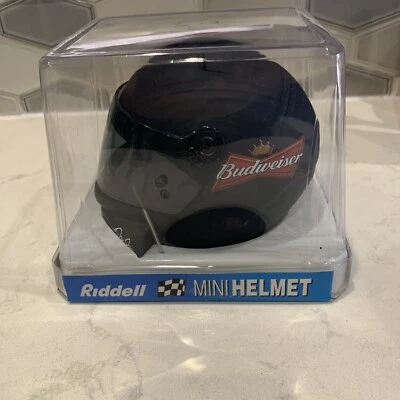 ¡¡Minicasco Riddell Dale Earnhardt Jr Budweiser (negro mate)!!! Foto 1 de 4