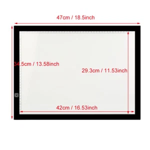 US110V A3 LED Light Box Tracing Board Lightbox - Picture 1 of 12