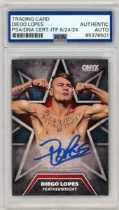 2024 Onyx Authenticated Whatnot Exclusive Diego Lopes On Card Auto /550 PSA DNA - Picture 1 of 2