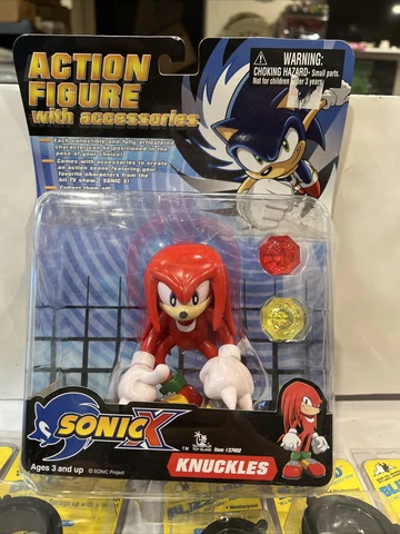 Vintage Sonic The Hedgehog X Knuckles by Toy Island  Action Figure Sealed Cover