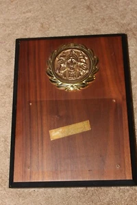 Wood Award Plaque with theatrical theme - Picture 1 of 4