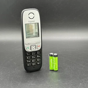 Gigaset A415A Schnurloses Telefon - Schwarz mit neuen Akkus ✅ - Zdjęcie 1 z 2