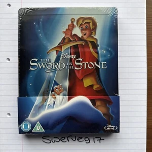 DISNEY THE SWORD IN THE STONE BLU-RAY STEELBOOK, DISPATCH SAME DAY - Picture 1 of 3