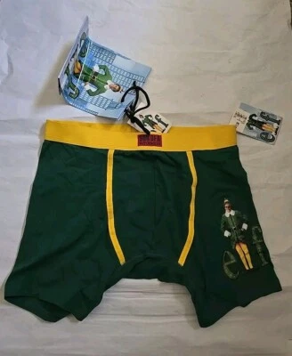 Calzoncillo boxer de Navidad Elf Movie Will Ferrell "Son Of A Nutcracker" para hombre mediano Foto 1 de 4