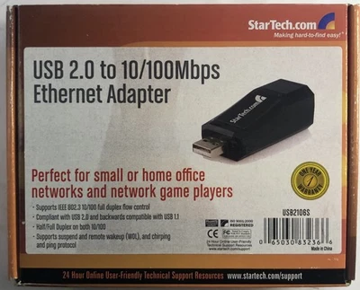 StarTech USB2106S USB to Ethernet Network Adapter - Image 1 of 3