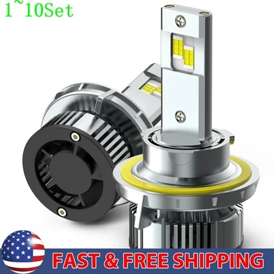 H13 LED Headlight Bulb for 2006-2012 Dodge Ram 1500 2500 3500 Hi/Lo Beam 1-10Set - Image 1 of 4