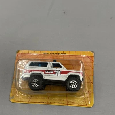 Matchbox 1983 CHEVY BLAZER 4x4 Sheriff (White Red, 1986) MB50 1:64 - Read Desc - Image 1 of 4