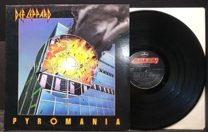 Vintage classic rock heavy metal lp DEF LEPPARD Pyromania '83 Mercury Masterdisk - Picture 1 of 3