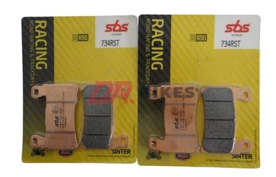 Pastillas de freno delanteras sinterizadas Honda CBR 600 RR 2003 2004 SBS Race 734RST Foto 1 de 4