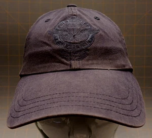 Vtg Adj Strapback Ralph Lauren Polo Jeans Co Blue On Blue Embroidered Hat Cap - Picture 1 of 7