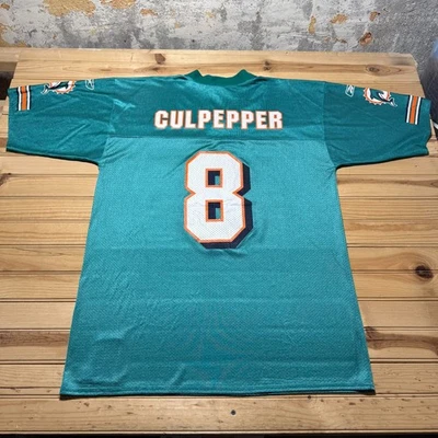 Camiseta deportiva vintage Y2K Reebok Miami Dolphins Daunte Culpepper #8 NFL - talla grande Foto 1 de 4