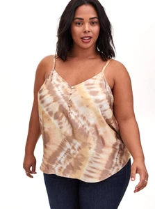 NWT TORRID Satin Button-Front CamiI SIZE 1 ... WOW! - Picture 1 of 5