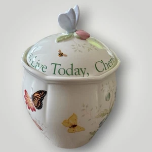 Rare Lenox American by Design Butterfly Meadow Cookie Jar - Picture 1 of 6