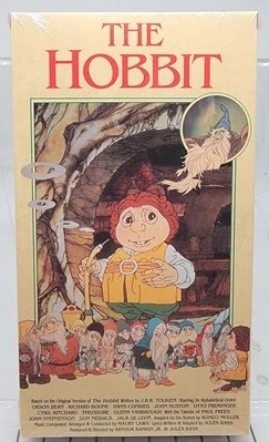The Hobbit Tolkein Animated 1991 VHS Warner Home Video Watermark Sealed - Image 1 of 4