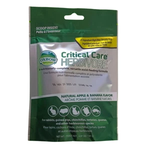 Oxbow Animal Health Critical Care Herbivore Apple-Banana Flavor Natural 141g x6