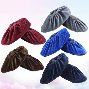 5 Pairs Reusable Shoe Covers Elastic Band Shoes Cover Washable - Picture 1 of 12